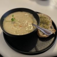 Corn chowder winter special.  at The Little Poet in Hobart