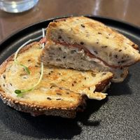 Came back the next day for a ham&cheese toastie. Yummy!   at The Little Poet in Hobart