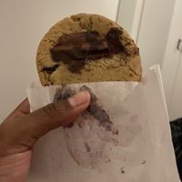 stuffed chocolate cookie at Floozie Cookies in London