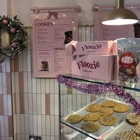 Drinks menu  at Floozie Cookies in London
