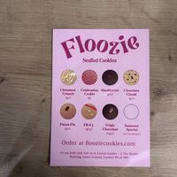 Cookies menu   at Floozie Cookies in London