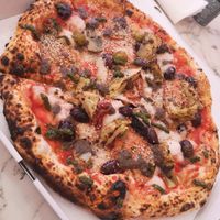 Pizza at Mastino Pizza in Amsterdam