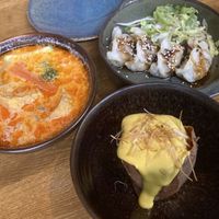 Curry, dumplings, and sweet potato   at Ouai in Leipzig