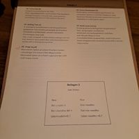 Menu January 2026 at Ouai in Leipzig