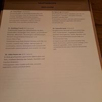 Menu January 2026 at Ouai in Leipzig