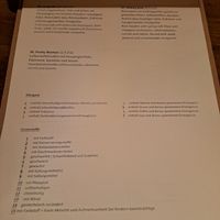 Menu January 2026 at Ouai in Leipzig