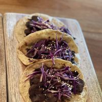 Mushroom Mole Tacos  at Casa Maca in Valladolid