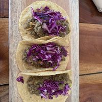 Lentil tacos   at Casa Maca in Valladolid