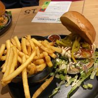   at Om Burger in Bristol