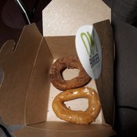 Take away donuts at Om Burger in Bristol
