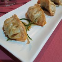 Gyozas de verduras fritas at Fujiyama Sushi Bar in A Coruna