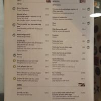 Menú at Cerveseria L'Alternativa in Barcelona