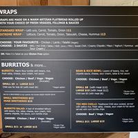 Full menu as of Dec 2020 at Little Mex-Lotta Fresh in Raglan