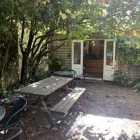 The entrance to the restaurant   at Little Mex-Lotta Fresh in Raglan