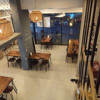 Inside at GoGreen Vegetarian Restaurant in Phnom Penh