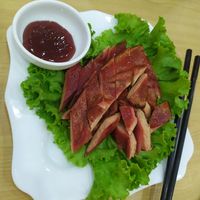 Mock duck at JC Vegetarian Restaurant in Phnom Penh