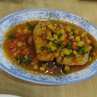 Sweet and sour tofu at JC Vegetarian Restaurant in Phnom Penh