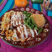 Flautas mineras at Guanajuatito Restaurante in Guanajuato