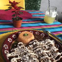 Enmoladas at Guanajuatito Restaurante in Guanajuato