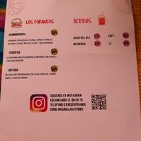 Menú (Spanish 2/2) at Guanajuatito Restaurante in Guanajuato