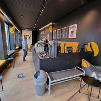 Interior at IzyCoffee in Ghent