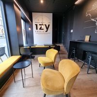 Interior at IzyCoffee in Ghent