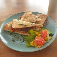 Black bean quesedillas at Cabanas 1984 in Tenerife