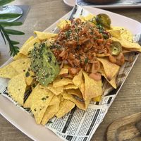 jackfruit nachos   at Cabanas 1984 in Tenerife