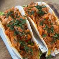 jackfruit tacos  at Cabanas 1984 in Tenerife
