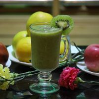 Kiwi Smoothie at Juice Mandala in Lalitpur
