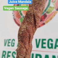 Vegan Sausage at Juice Mandala in Lalitpur