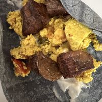 Breakfast tacos   at Hark! Cafe in Plymouth