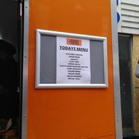 menu at The Tiffin in Kirkcaldy