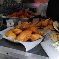 samosas at The Tiffin in Kirkcaldy