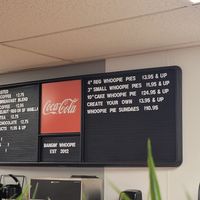 Menu at Bangin' Whoopie in Bangor