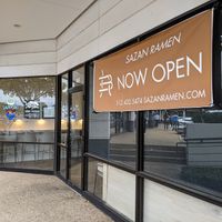 No outside takeaway pickup. at Sazan Ramen in Austin