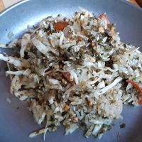 Sticky rice salad at alter in East London