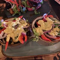 Side salad (part of tempeh sateh) at Eetcafé de Sjampetter in Deventer