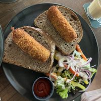 Vegan kroketten   at Eetcafé de Sjampetter in Deventer