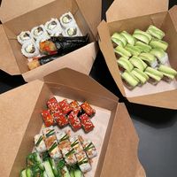 Vegan sushi at Green Sushi - Pop up in Msida