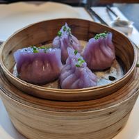 Cordycep flower and tofu dumplings at Opium  in Glasgow
