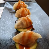 Butternut squash dumplings at Opium  in Glasgow