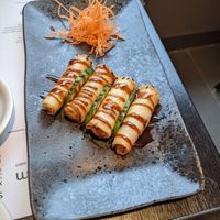 Spring rolls at Opium  in Glasgow