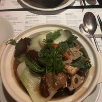 Buddhas delight ramen (gorgeous)  at Opium  in Glasgow