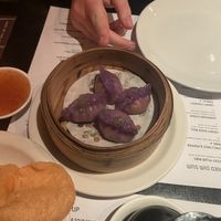 Cordyceps and tofu dumplings  at Opium  in Glasgow