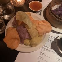 Vegan prawn crackers!  at Opium  in Glasgow