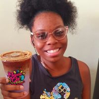 Honey & Lavender Iced Latte at Eleven Oh 7 in Saint Michael