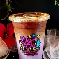 Honey & Lavender Iced Latte at Eleven Oh 7 in Saint Michael