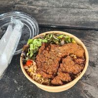 Thai Chik'n Rice Bowl at Eleven Oh 7 in Saint Michael