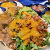 Taco Salad veganized was delicious! Added salsa diabla  at Salsa A La Salsa in Minneapolis